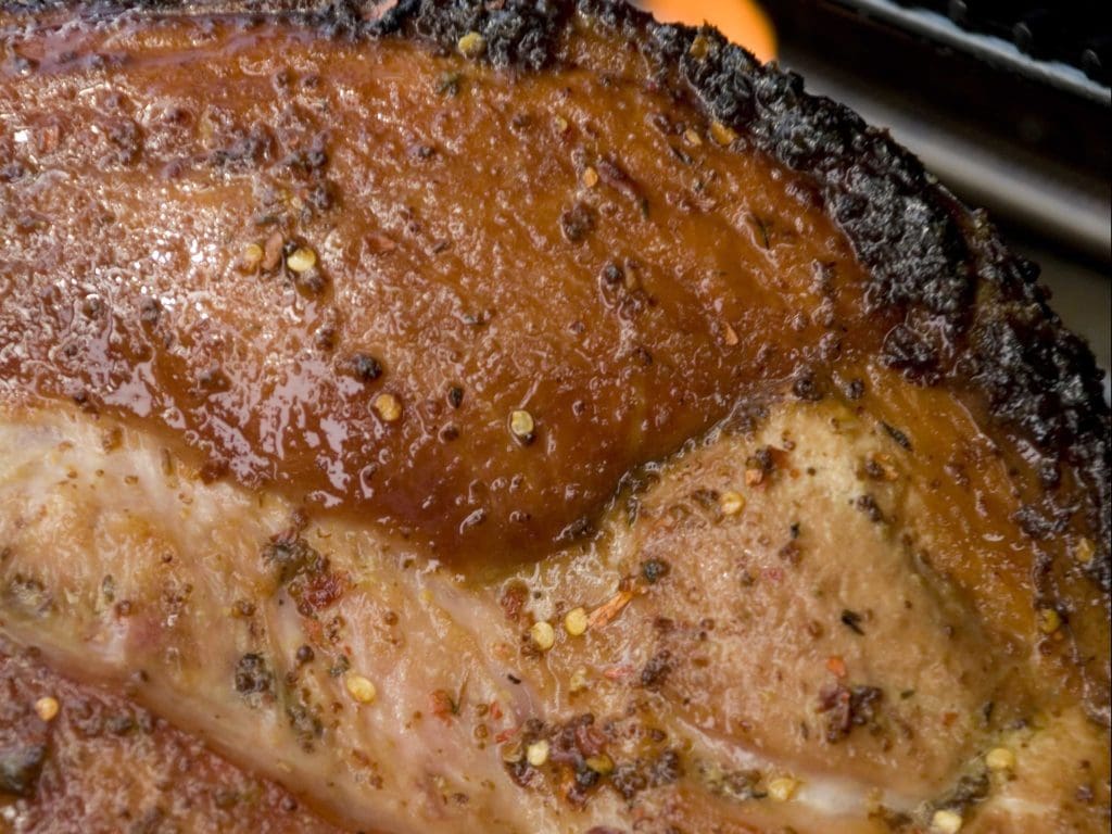 Smoked Ham with Maple Mustard Glaze Gusto TV