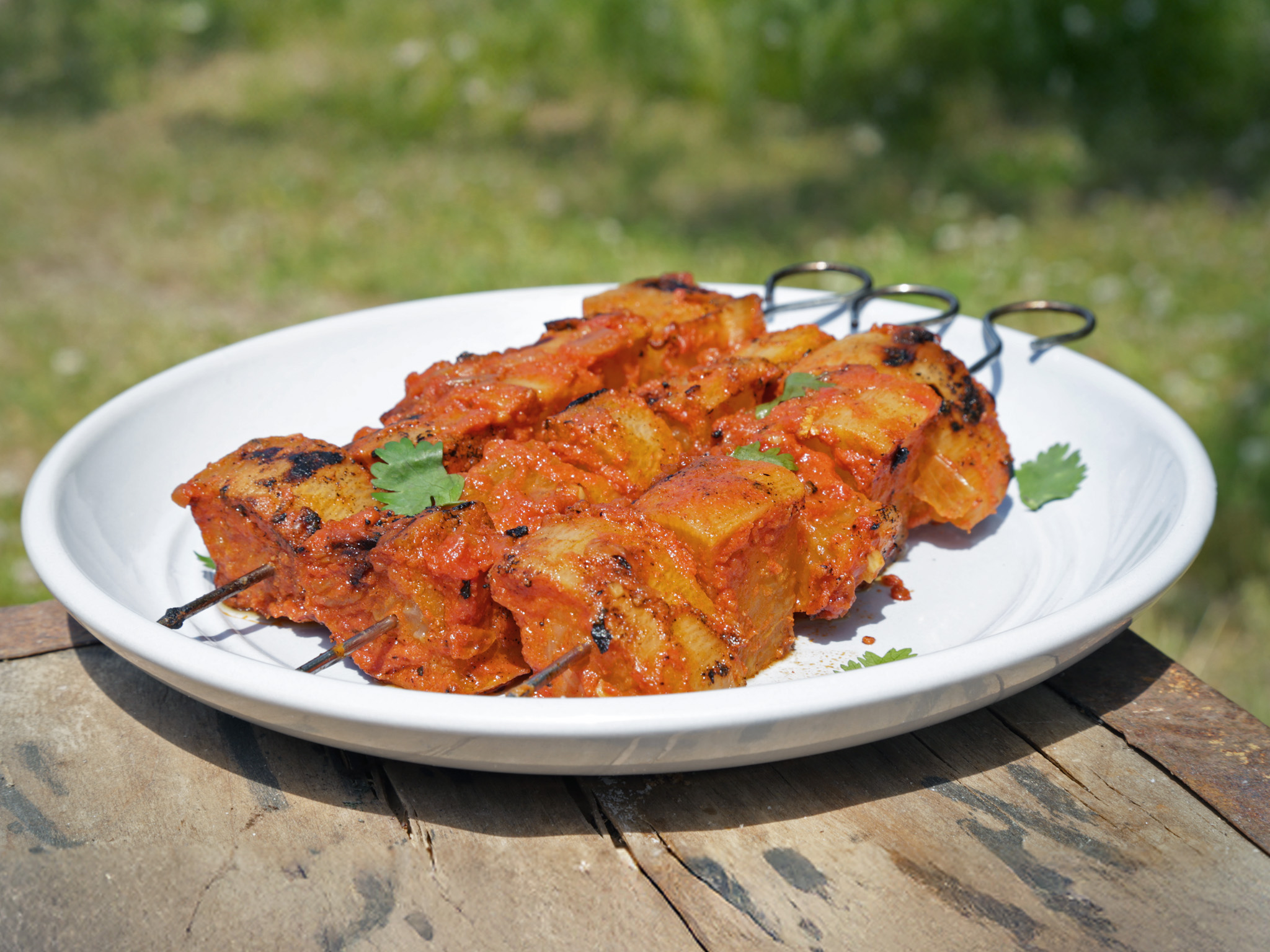 Grilled BBQ Daikon