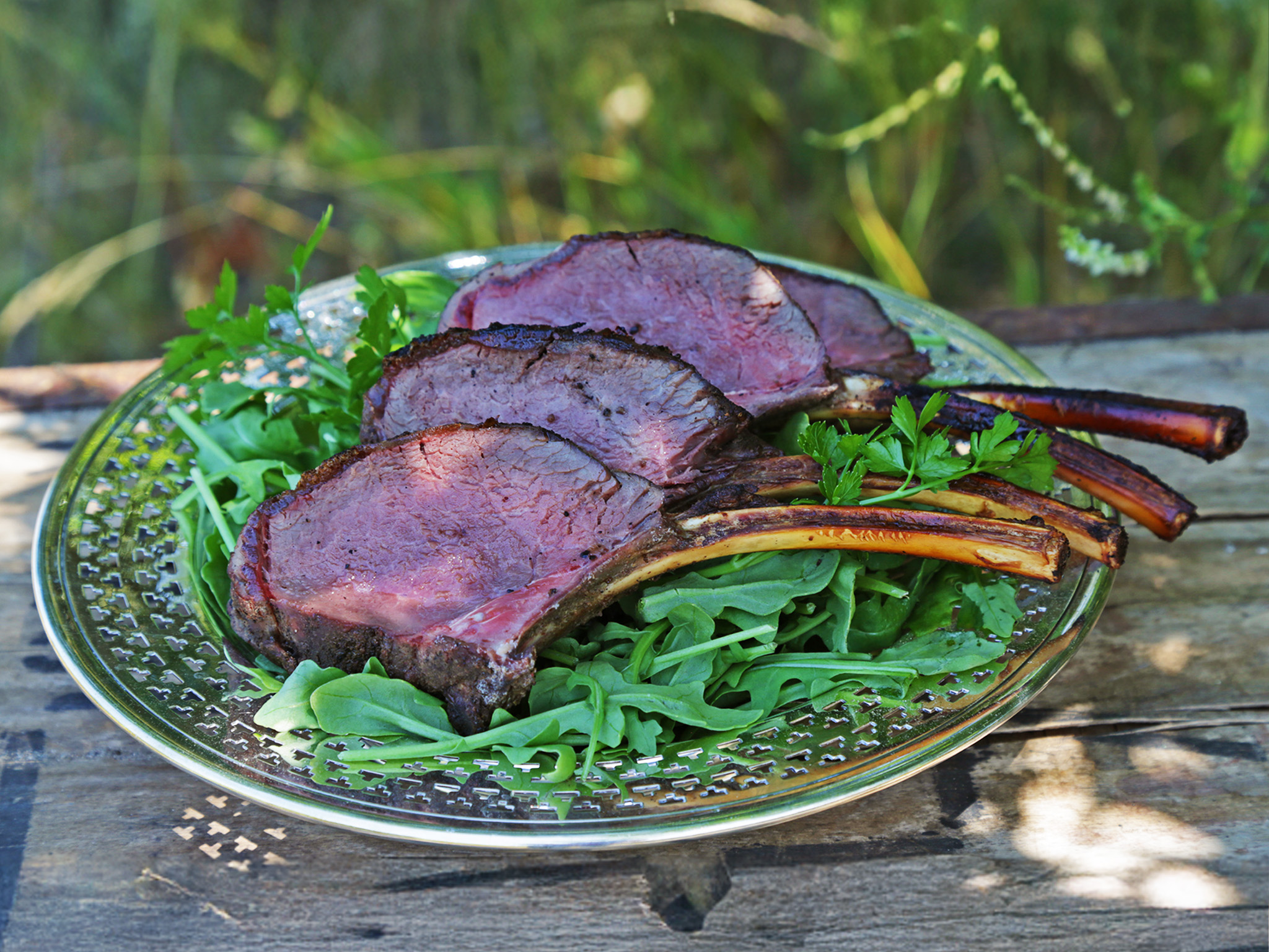 Grilled Rack Of Venison