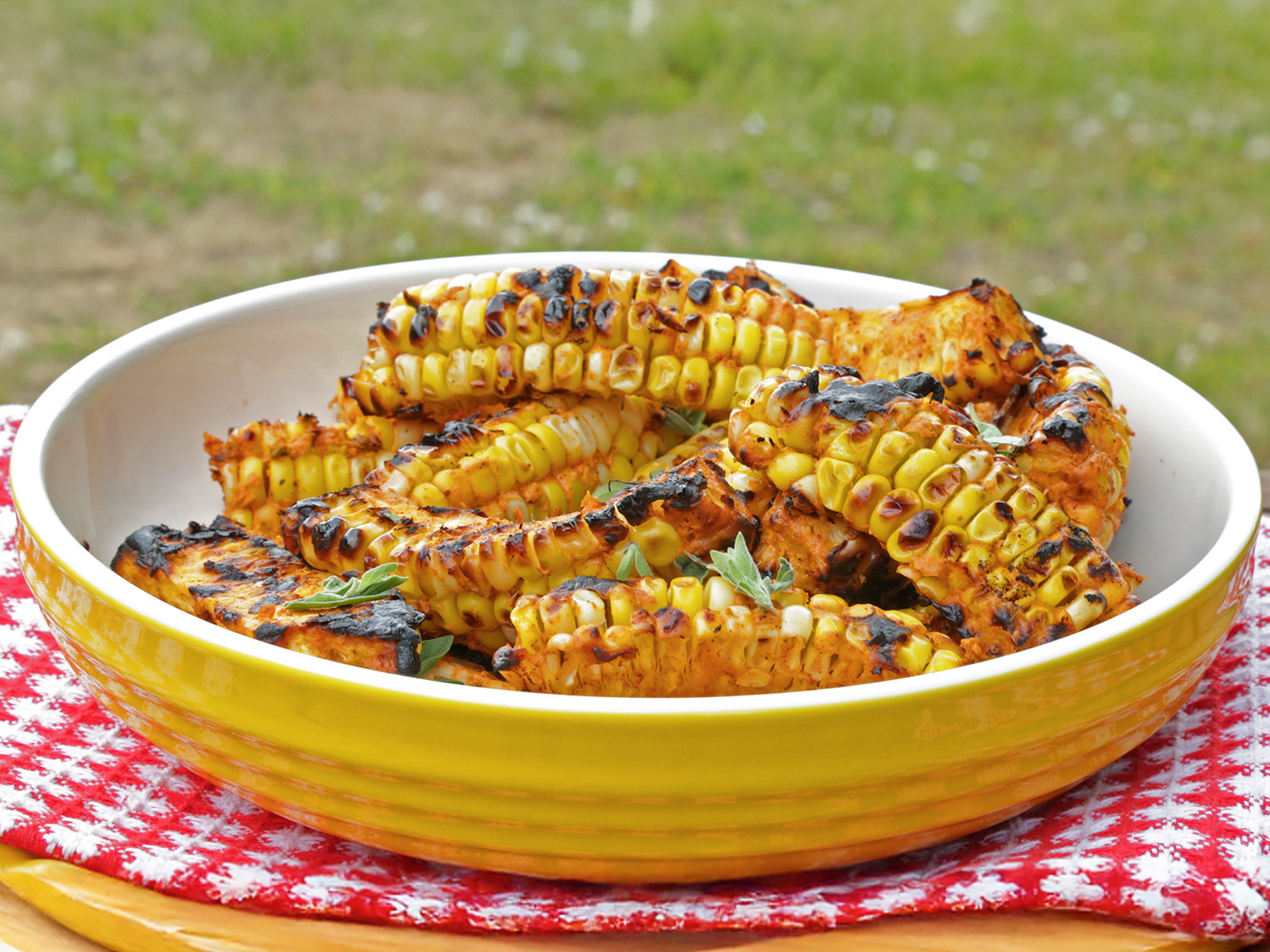SWEET AND SPICY CORN RIBS