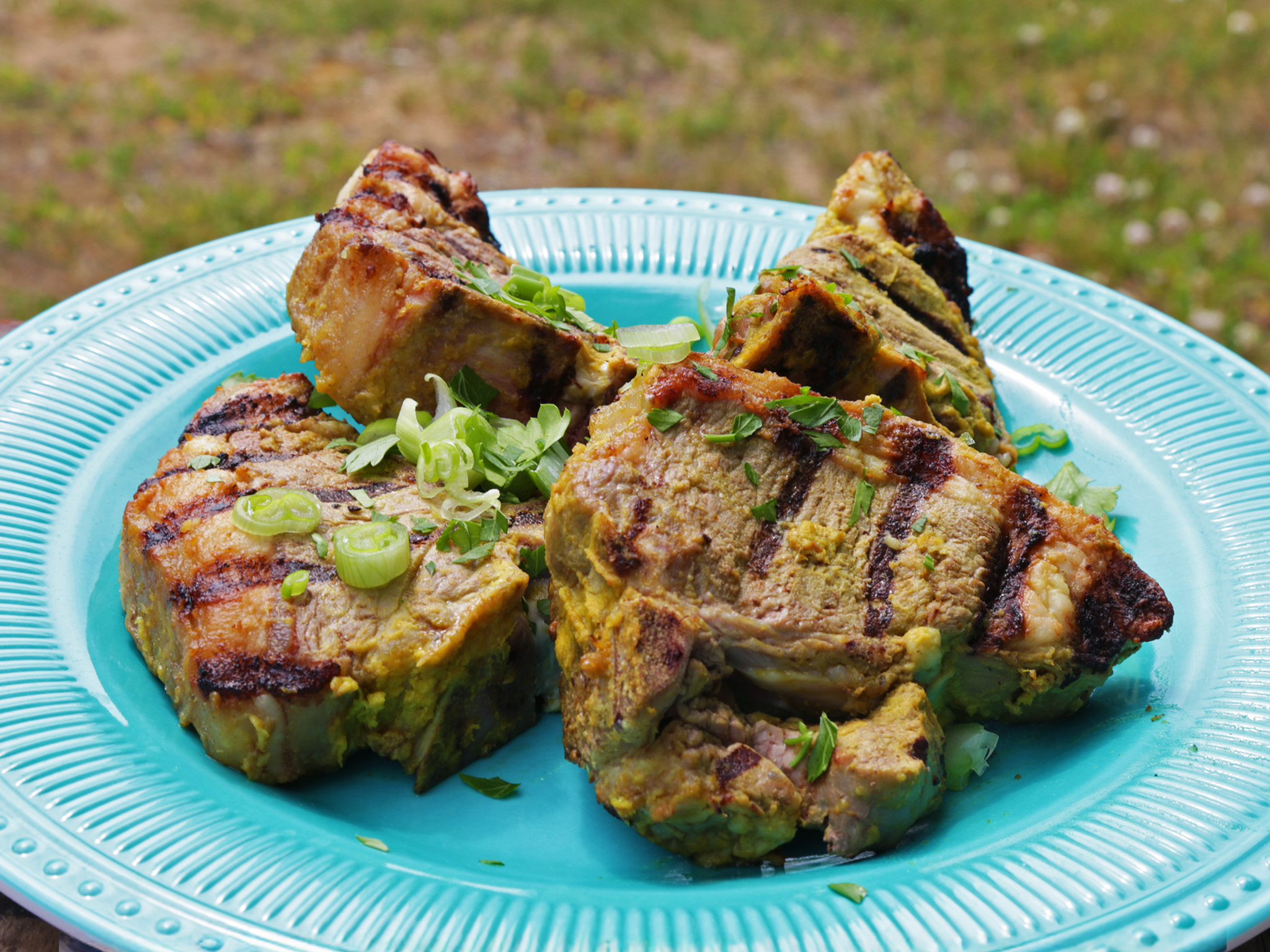 Onion Water Marinated Lamb Chops