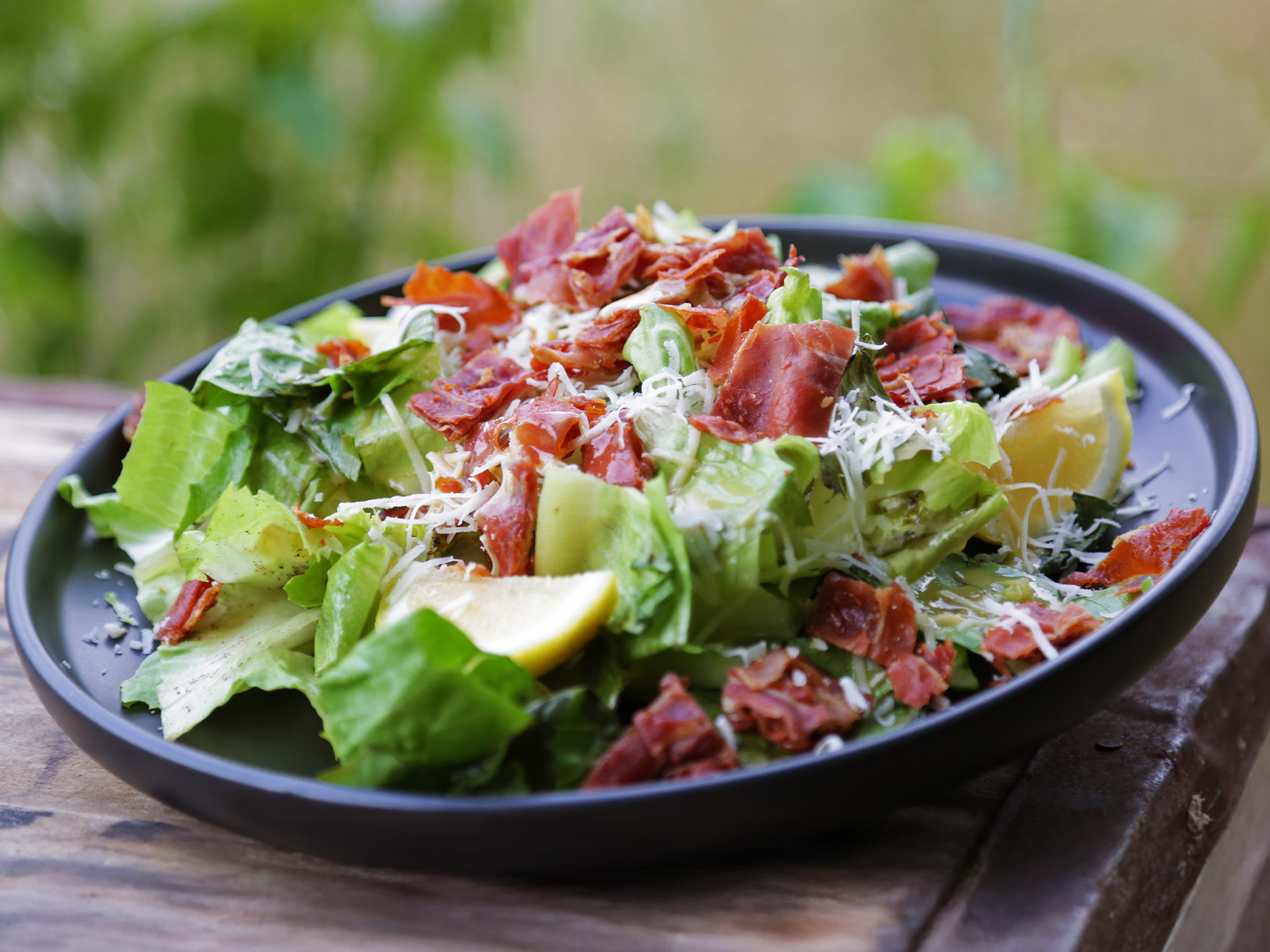 Grilled Romaine Caesar Salad