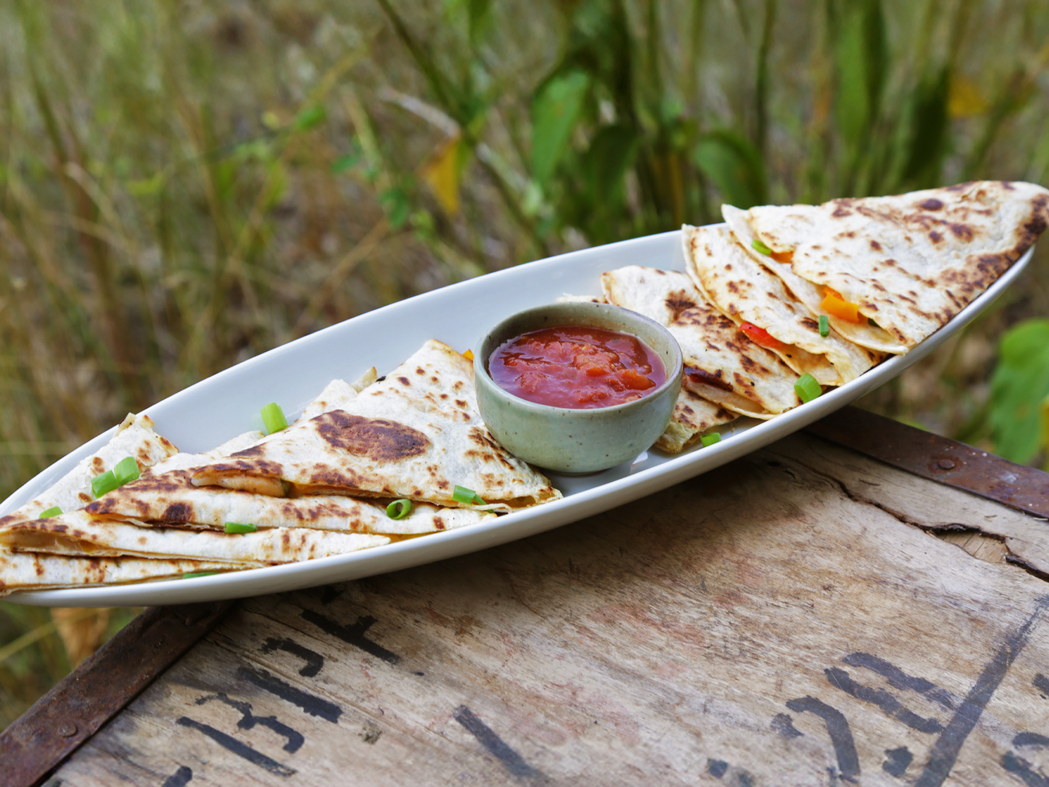 Grilled Vegetable Quesadillas