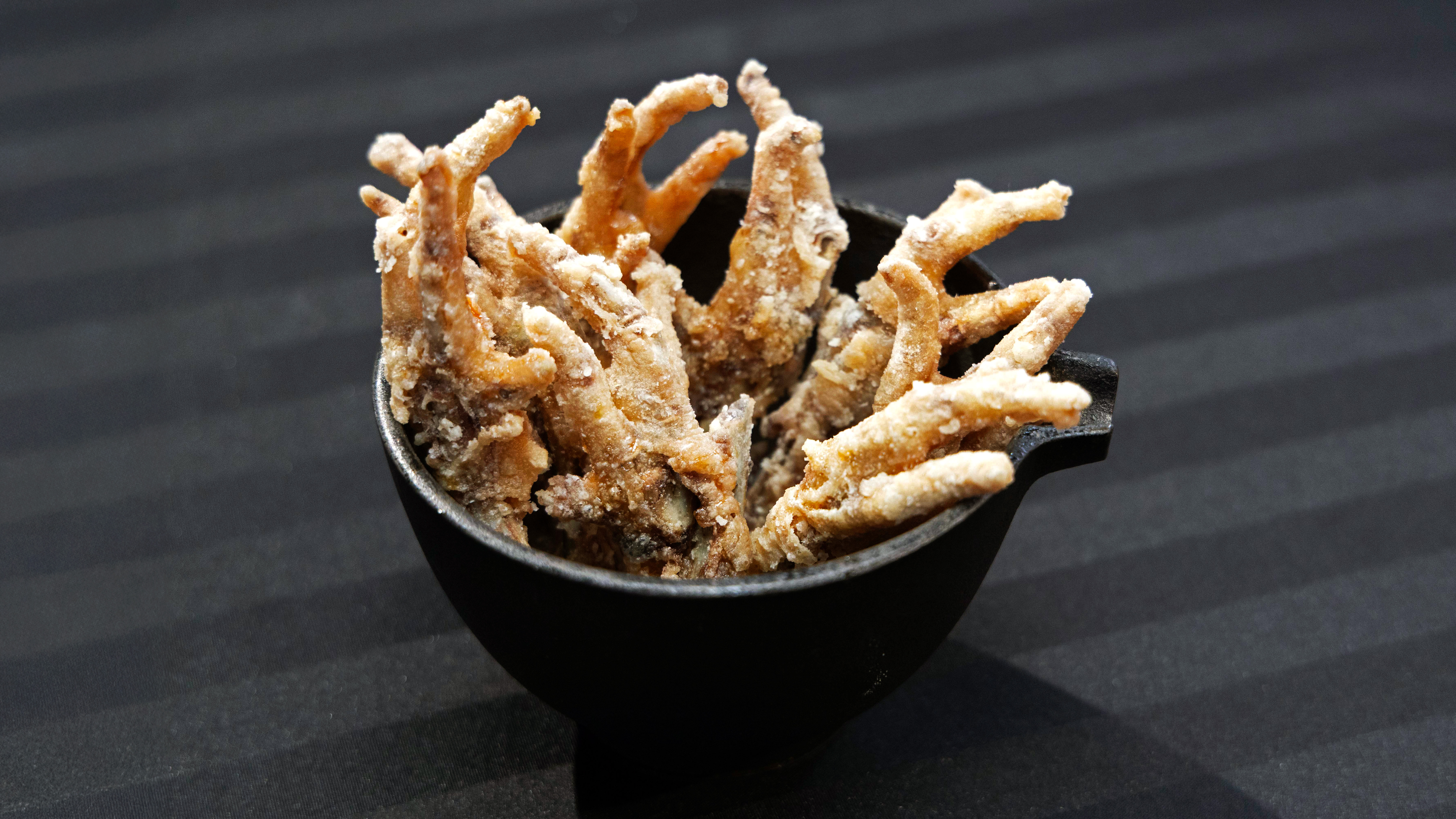 Crispy Chicken Feet with Szechuan Honey