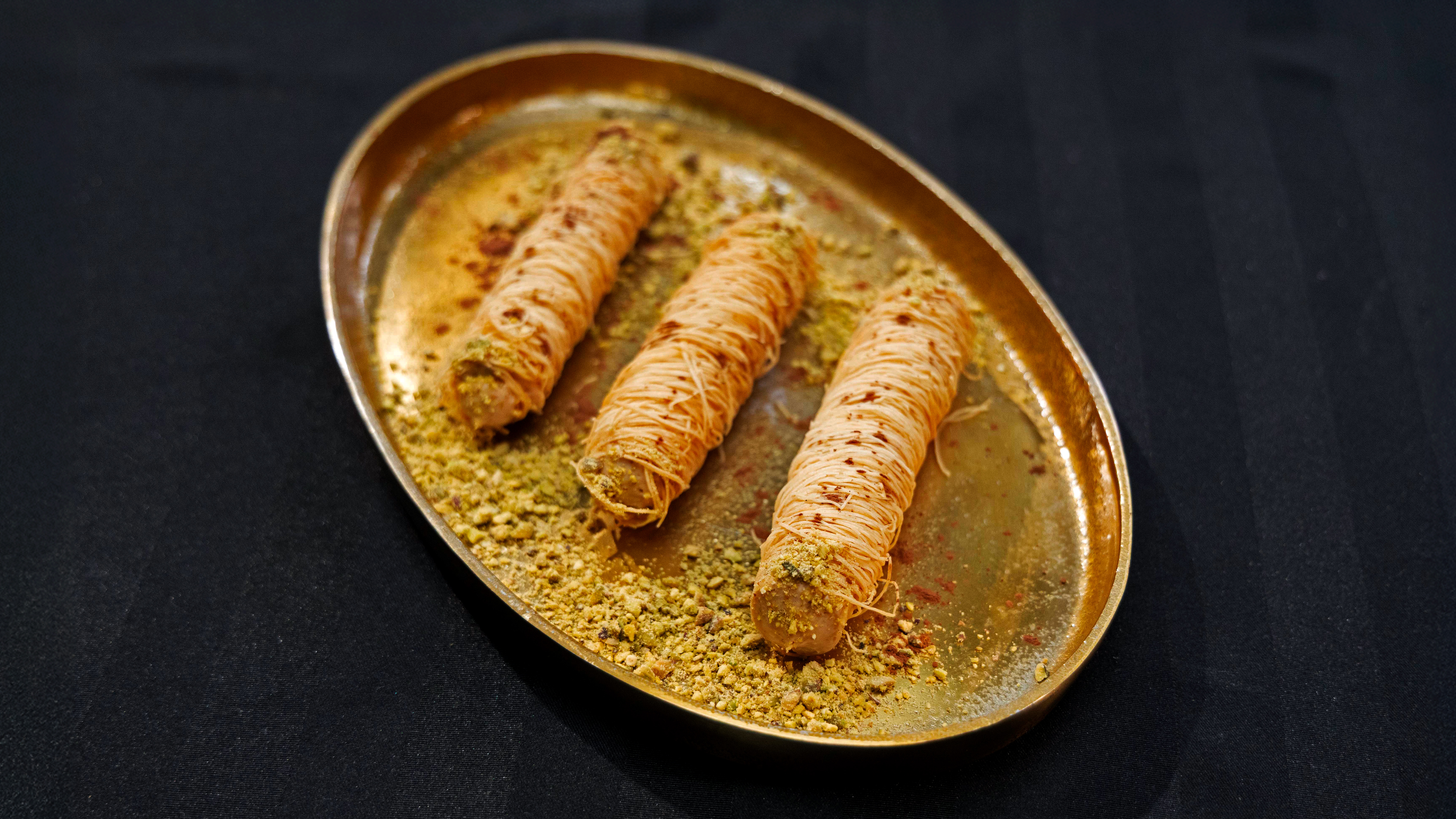 Turkish Coffee Stuffed Kataifi