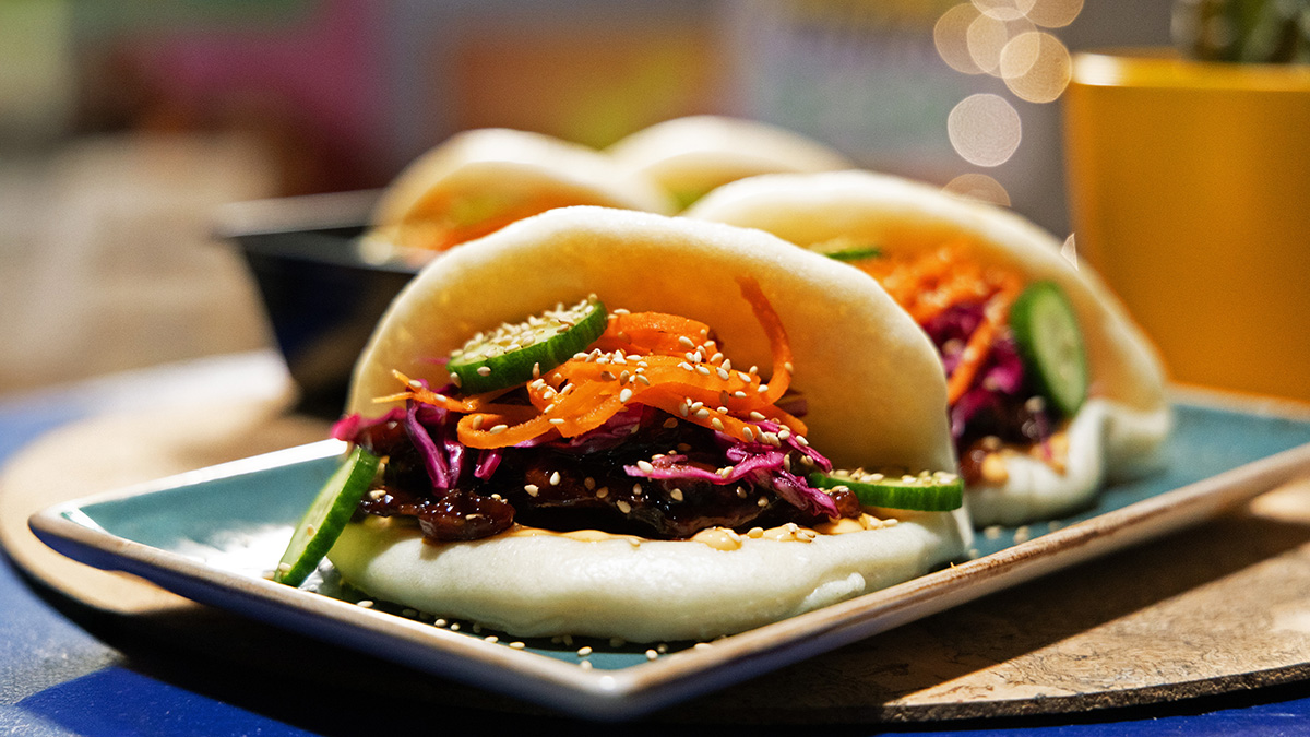 It’s a simple photograph of Char Siu Bao