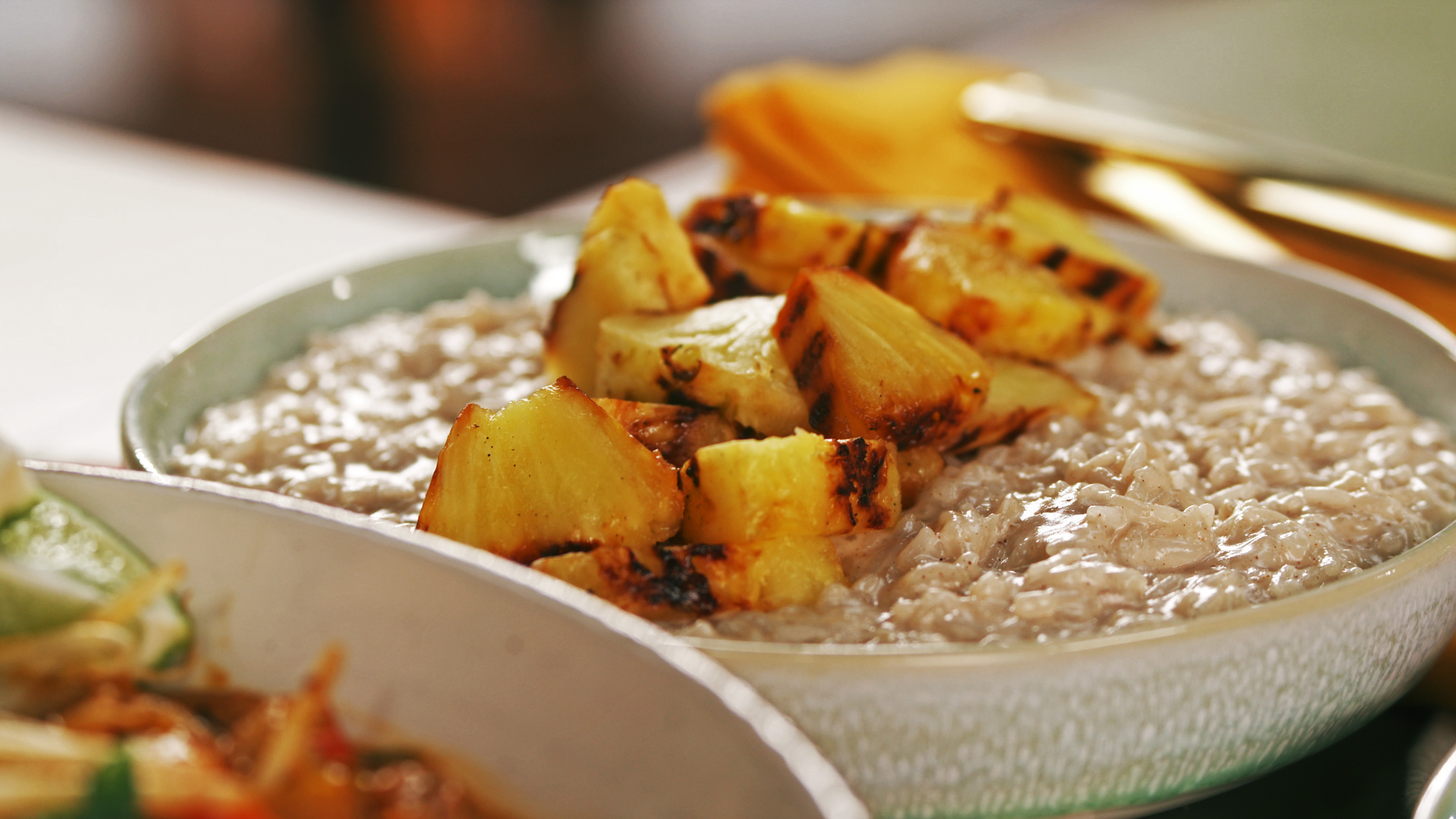 Quick Pineapple Rice Pudding