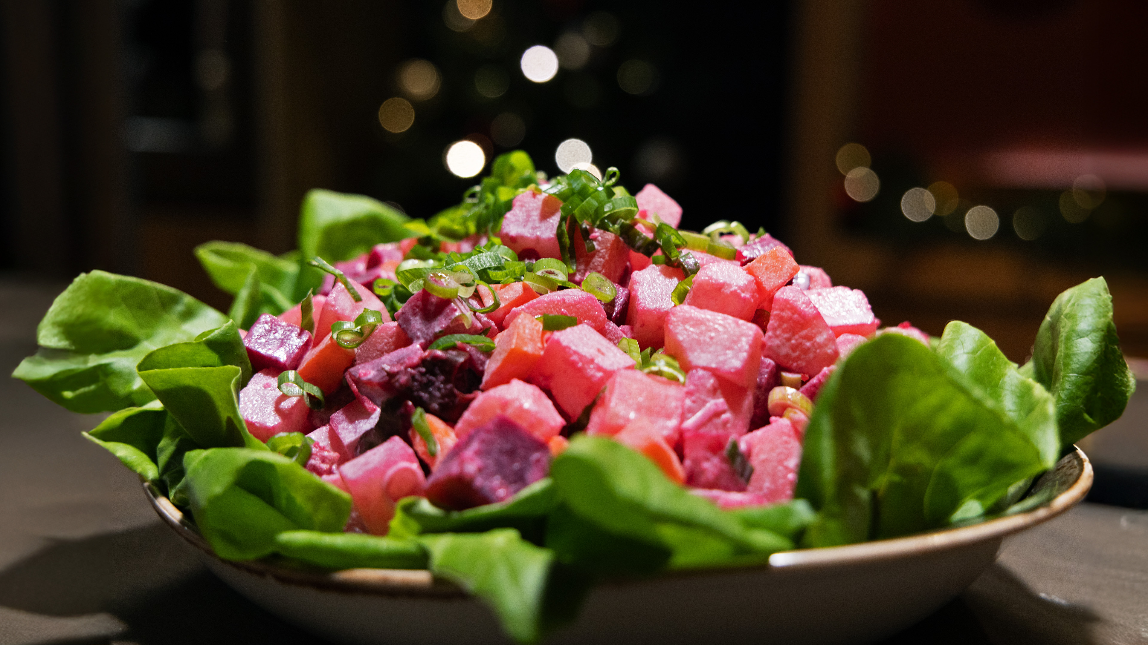 Russian Salad with Beets Ensalada Rusa