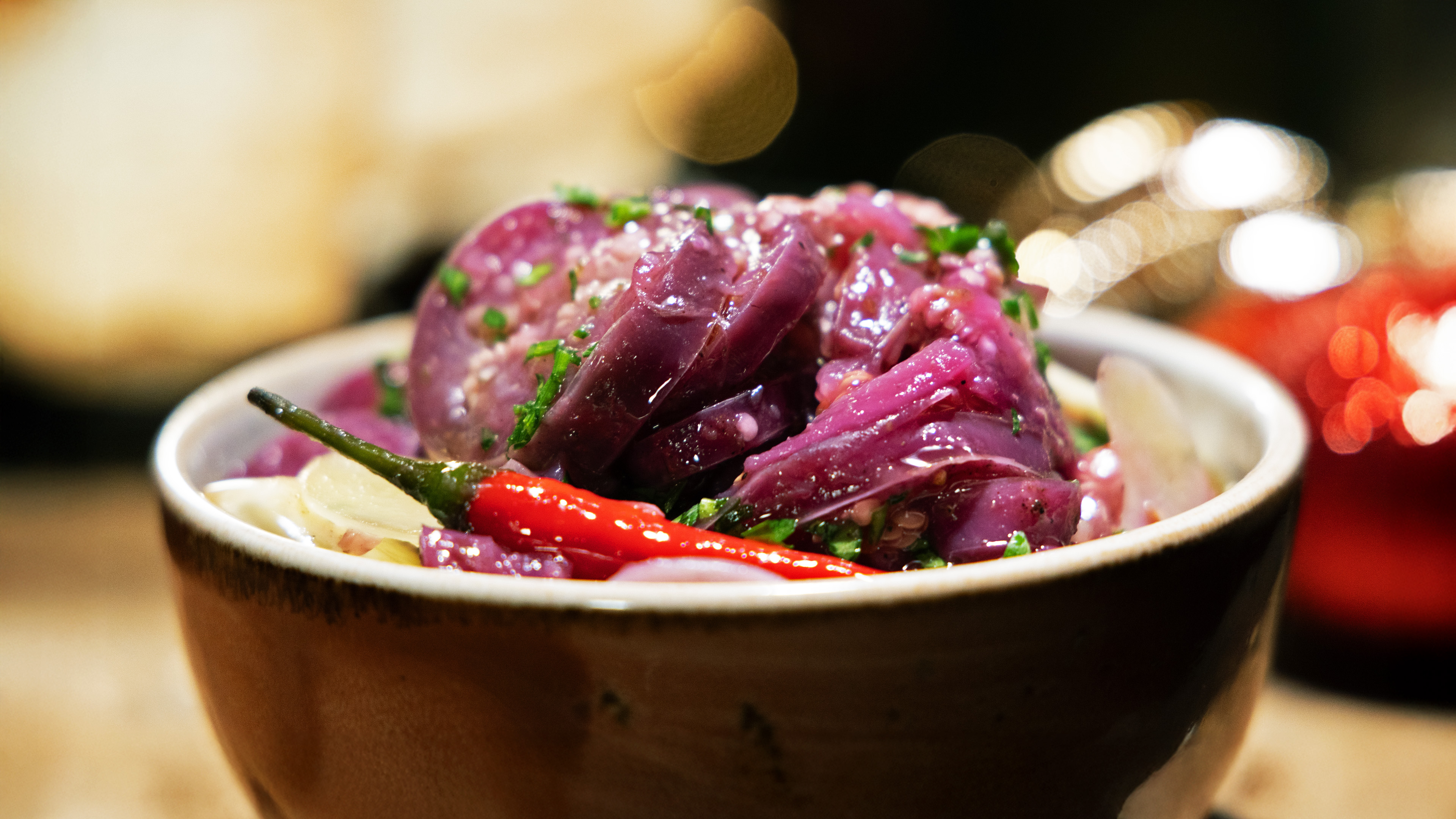 Argentine Marinated Eggplant Berenjenas en Escabeche
