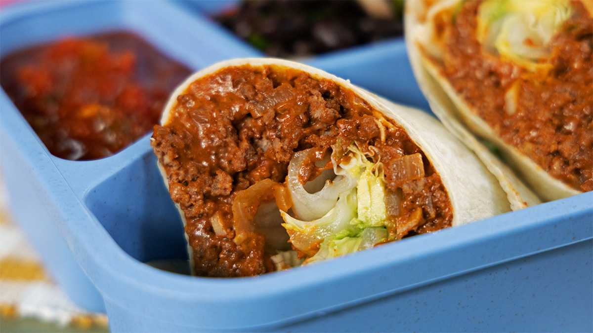 Cold Cheesy Beef Burrito Recipe
