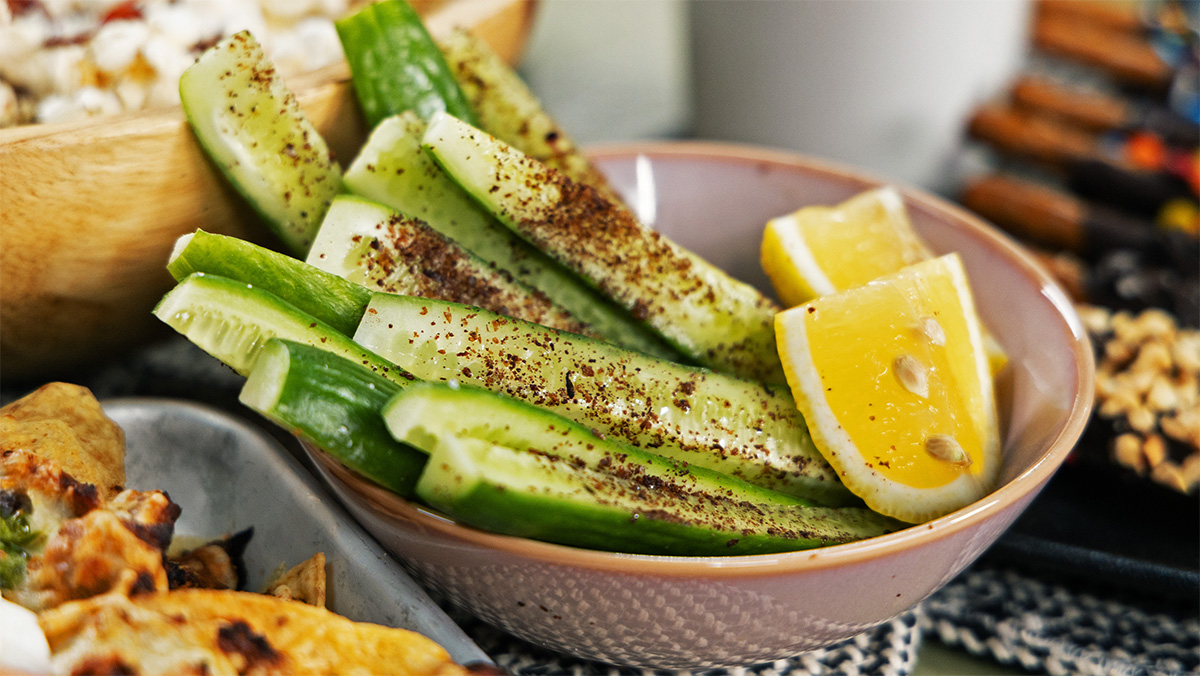 Spiced Cucumber Sticks Recipe