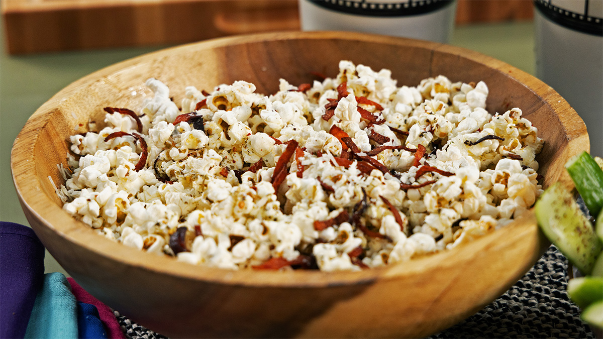 Pizza Flavored Popcorn Recipe