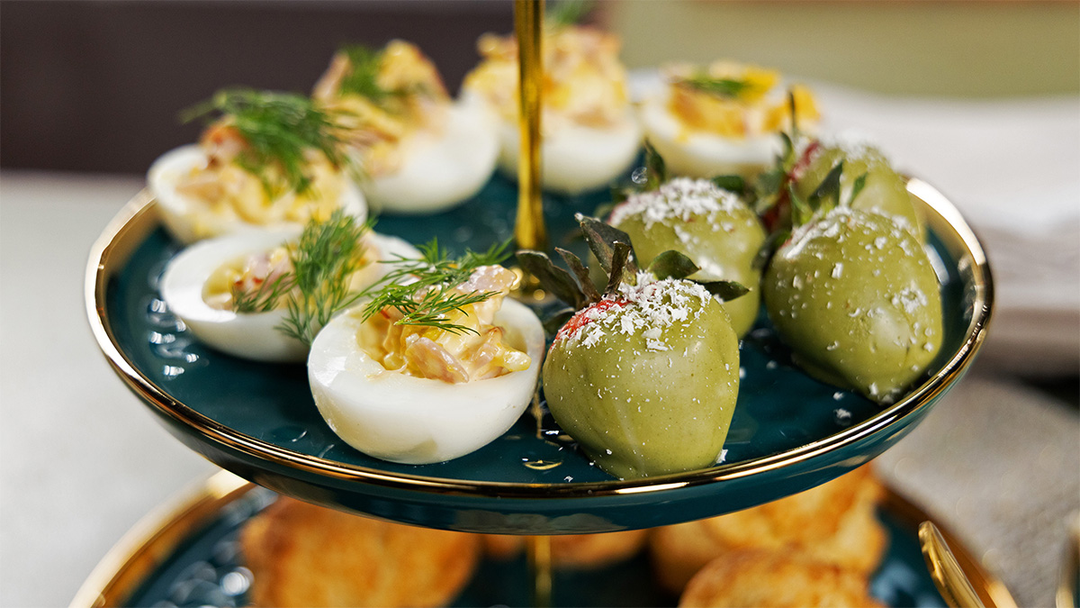 Ham and Cheese Deviled Eggs Recipe