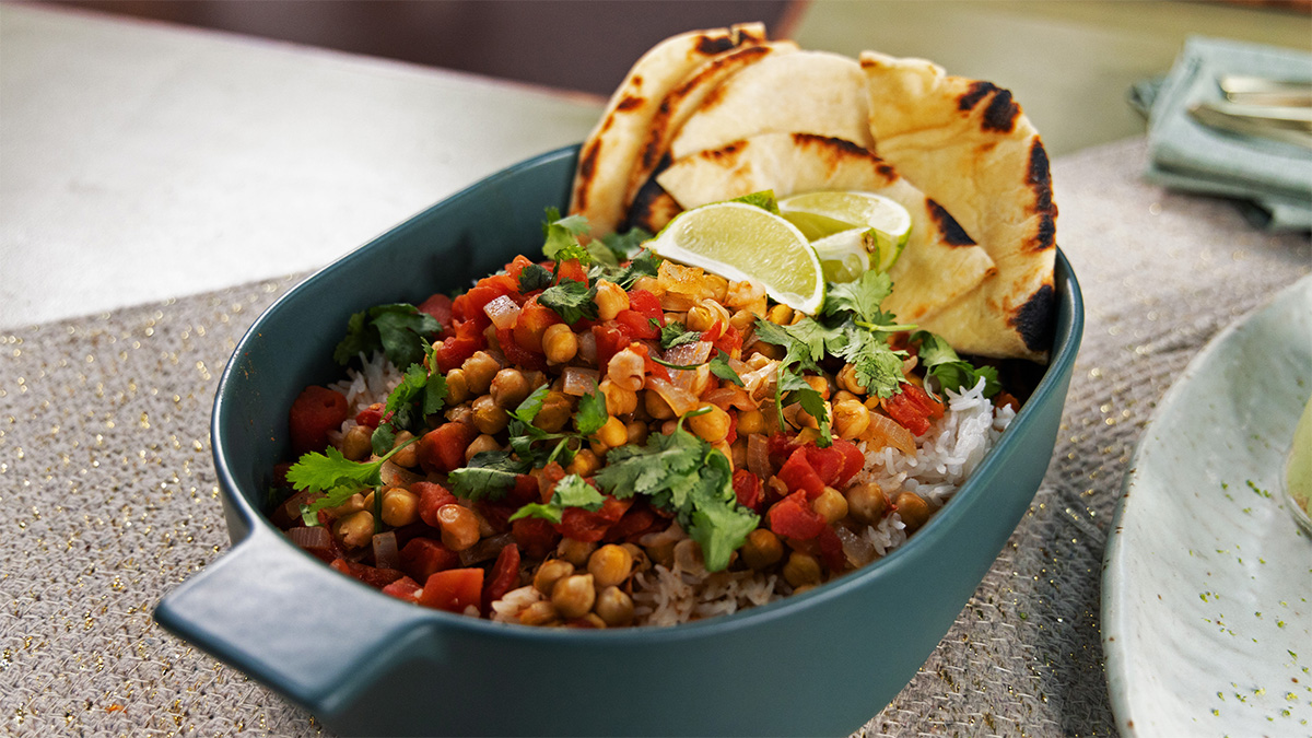 Chickpea Curry with Basmati Rice Recipe