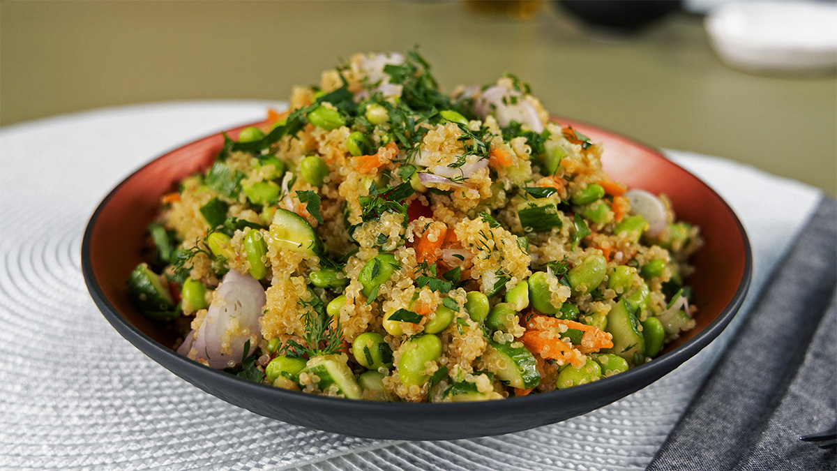 Quinoa and Edamame Salad Recipe