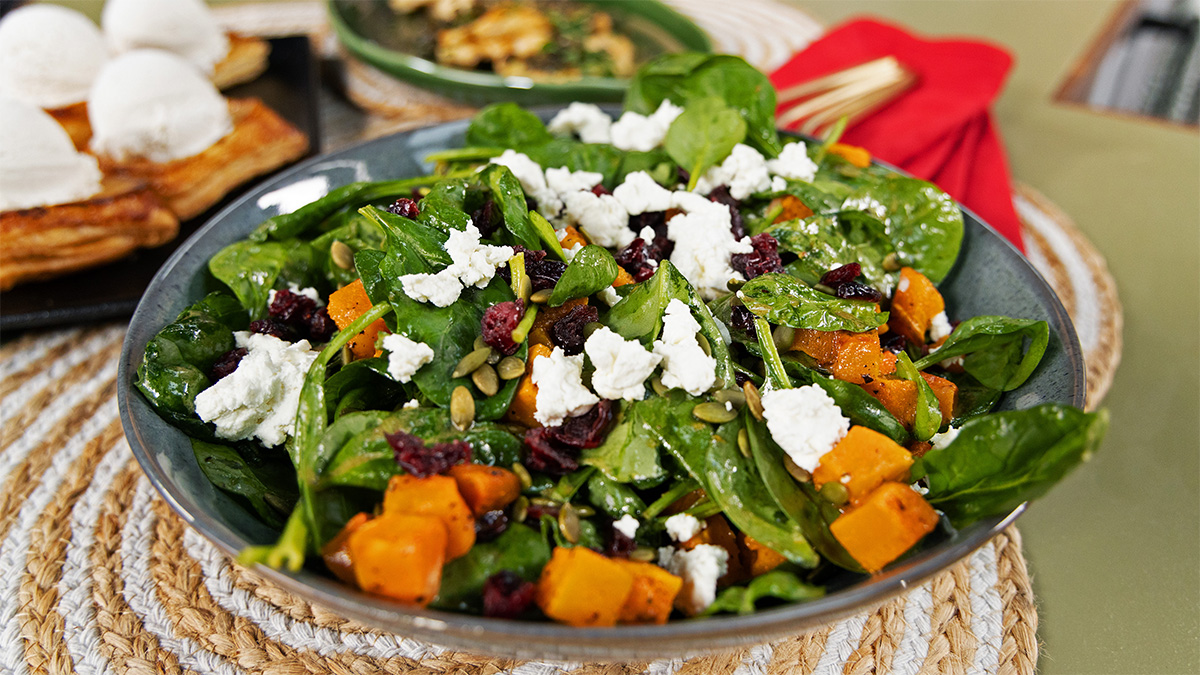 Harvest Salad with Roasted Squash Recipe