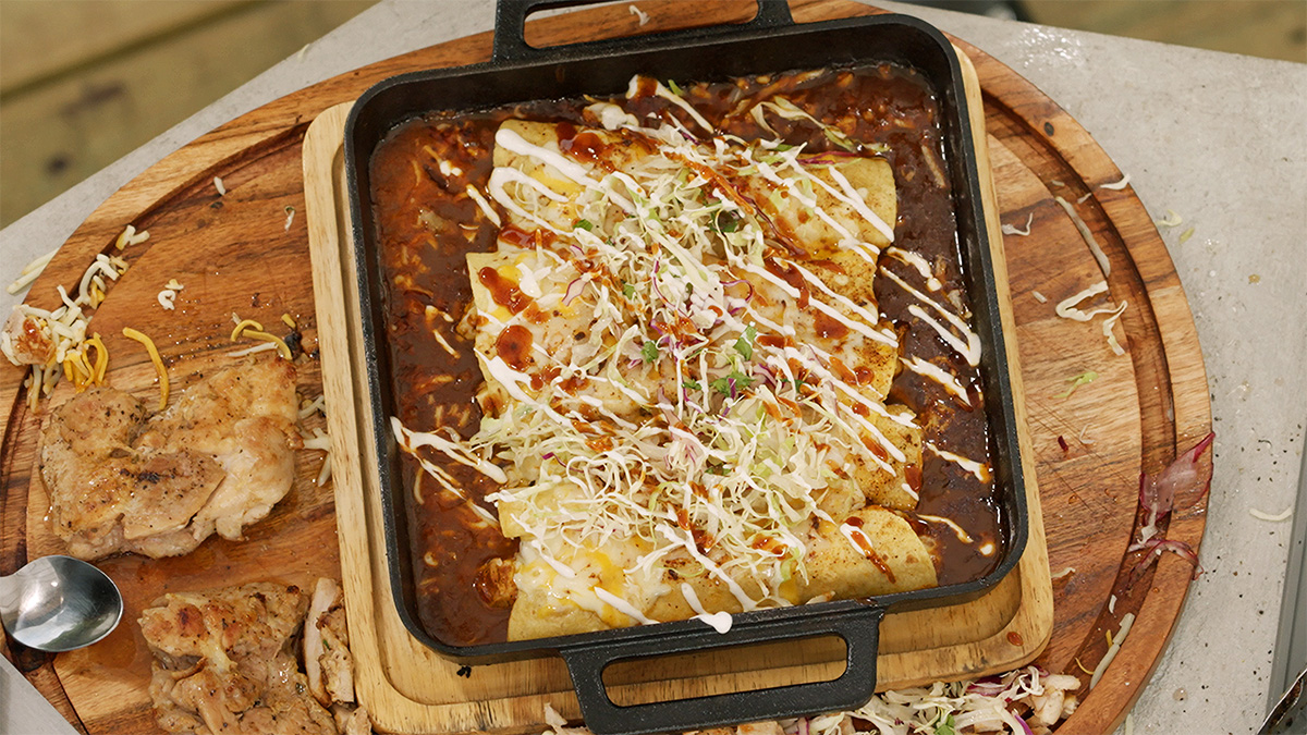 BBQ Chicken Enchiladas Recipe