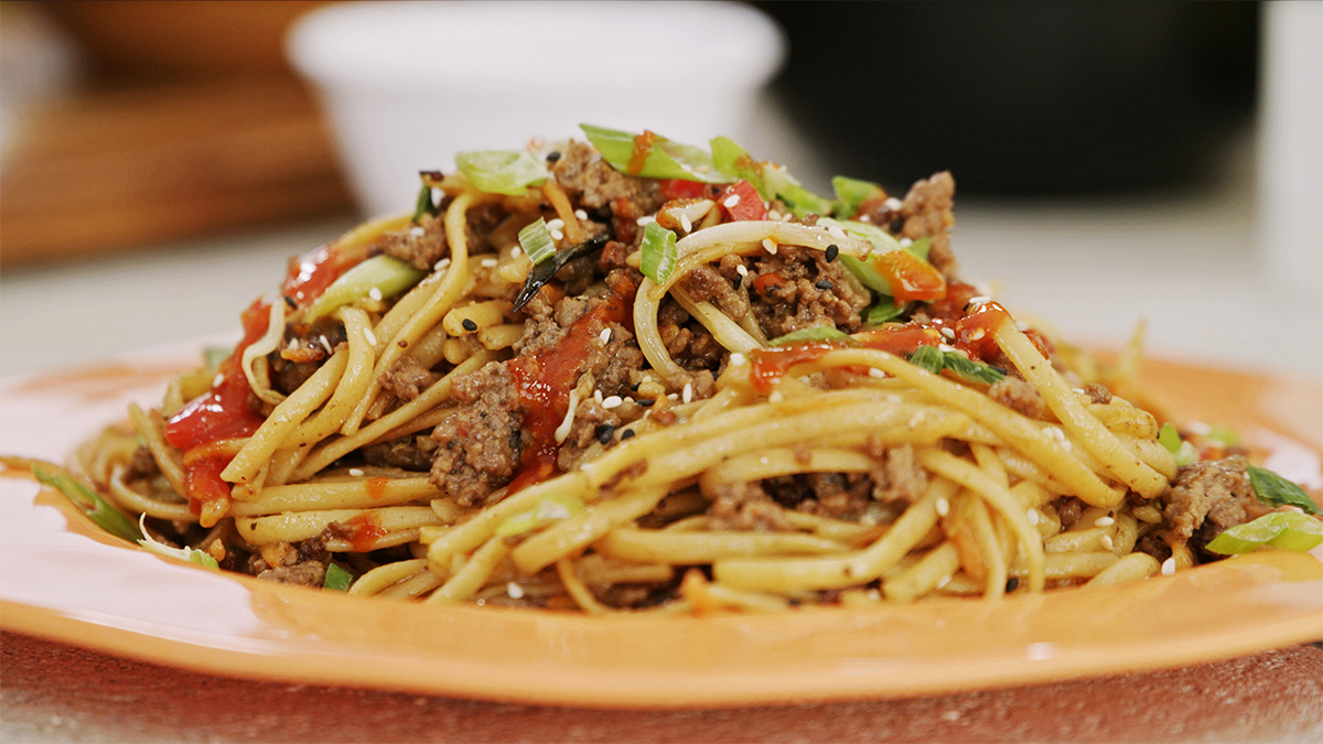 Mongolian Beef with Noodles Recipe