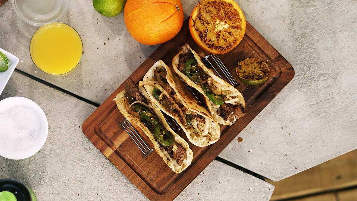 Flank Steak Asada Tacos Recipe