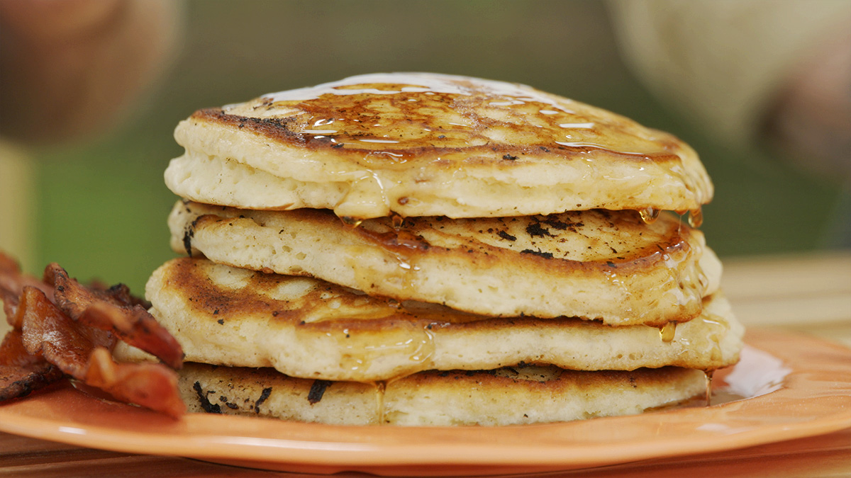 Bacon Fat Buttermilk Pancakes Recipe