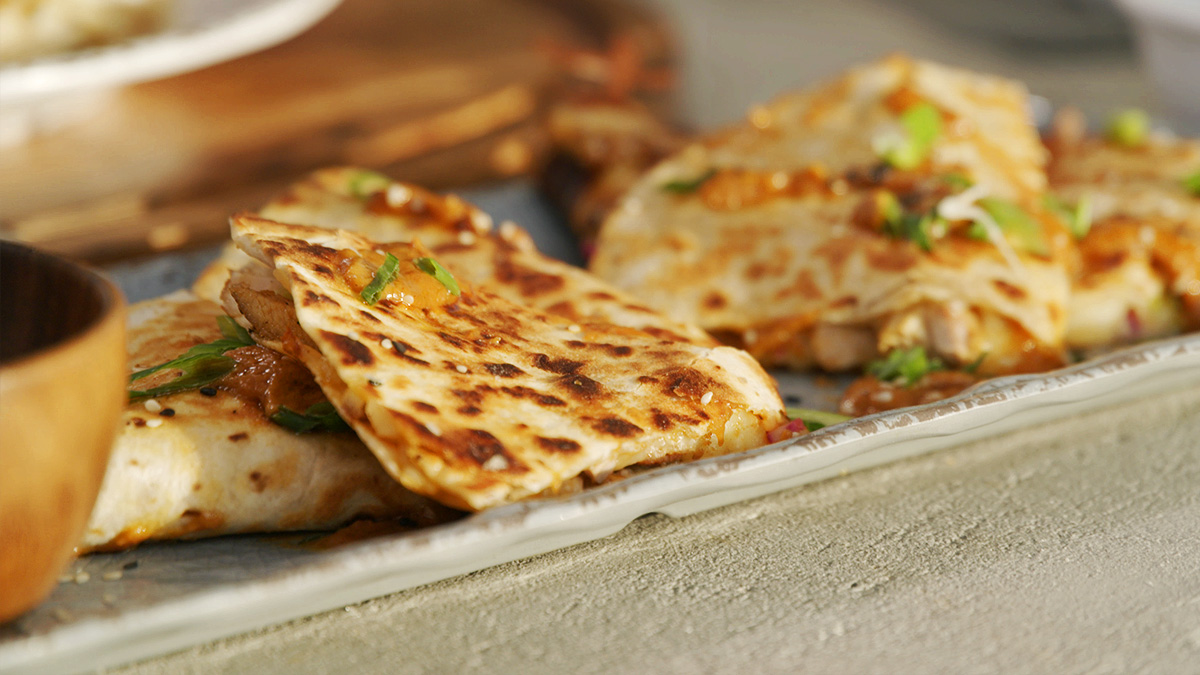 Thai Inspired Chicken Quesadillas Recipe