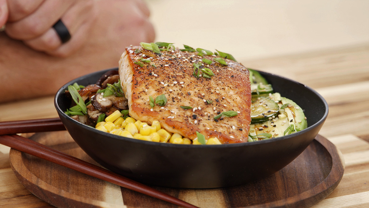 Salmon Yuzu Rice Bowl Recipe