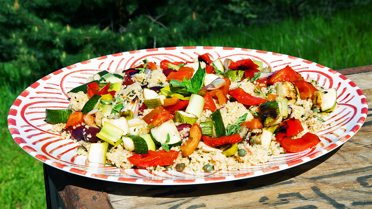 Ultimate Couscous Salad with Grilled Vegetables Recipe