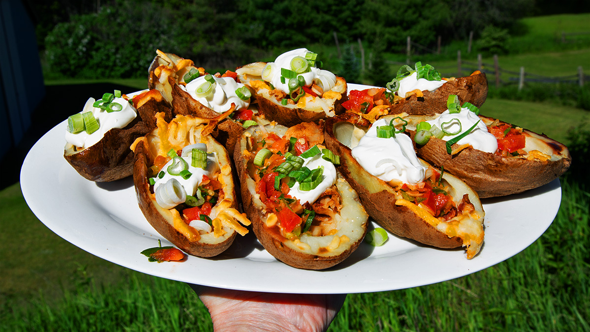 Ultimate Grilled Potato Skins with Provolone Recipe