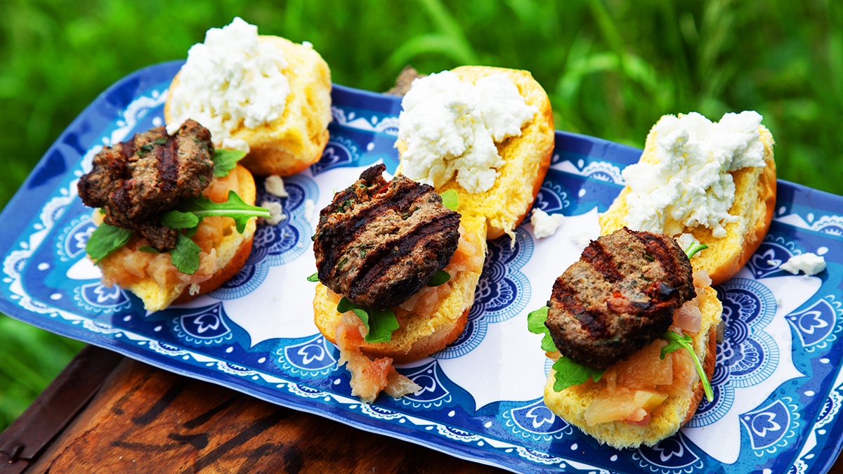 Lamb Sliders with Fuji Apple Chutney Recipe