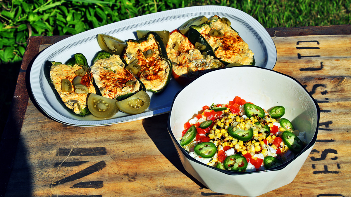 Irresistible Grilled Oaxaca Stuffed Poblanos Peppers Recipe