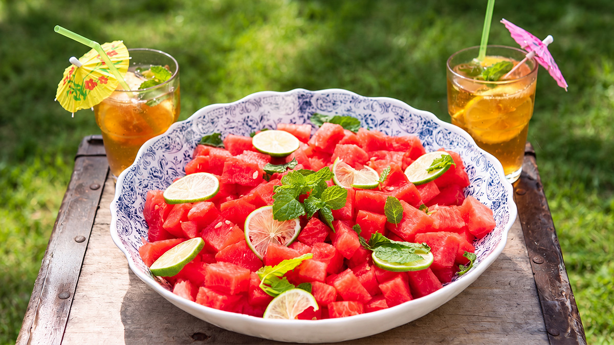 Refreshing Honeyed Watermelon Salad Recipe