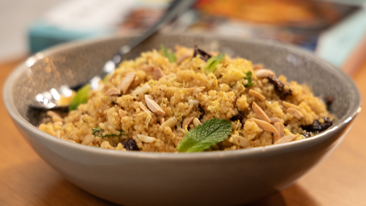 Delicious Cherry Couscous with Brown Butter Recipe