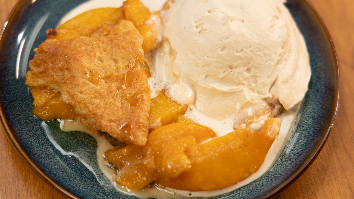 Satisfying Whiskey-Peach Cobbler Recipe
