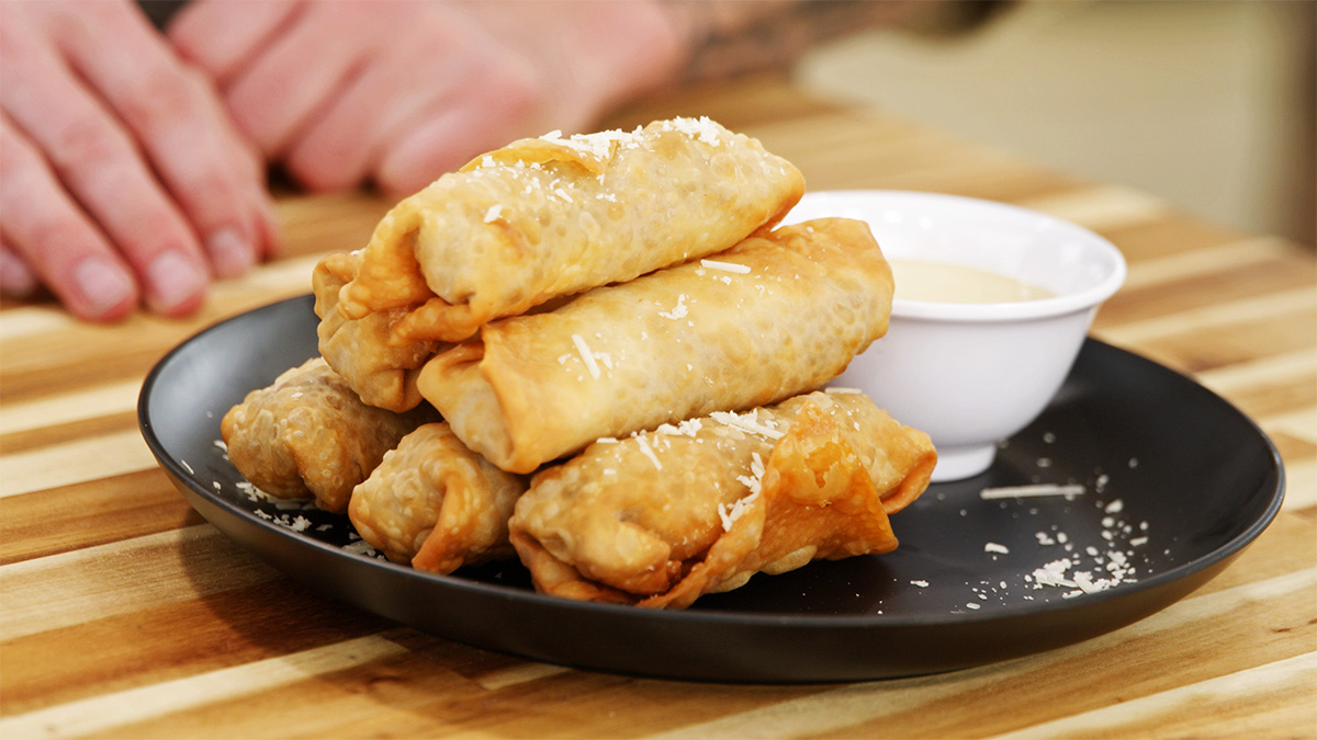 Irresistible Chicken Cordon Bleu Egg Rolls Recipe