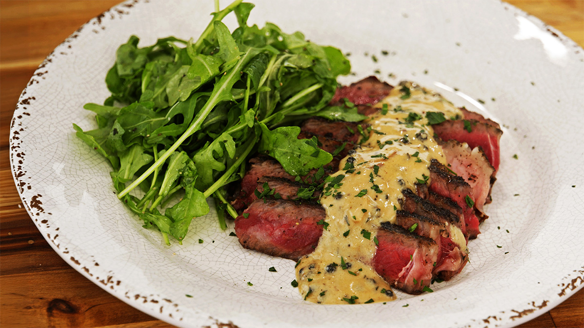 Spectacular Steak Au Poivre Recipe