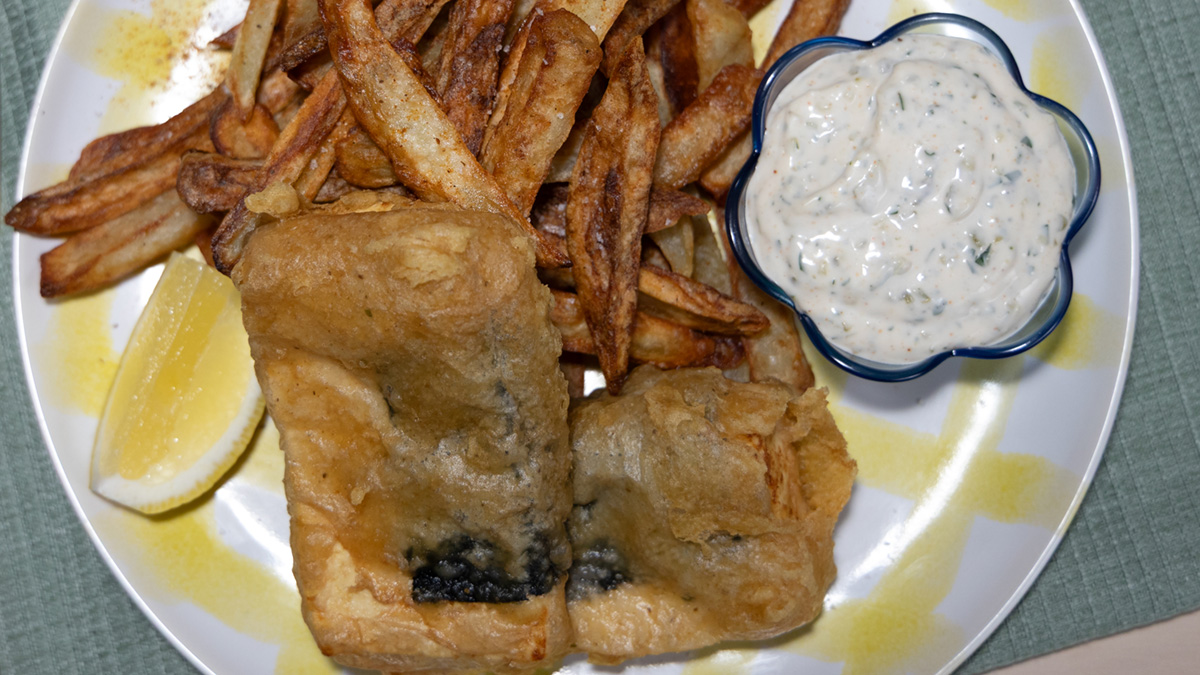 Crispy Tofu and Nori Fish and Chips Recipe