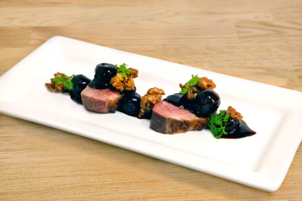 Seared Duck Breast with Cherries