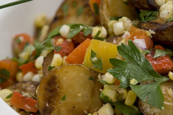 Roasted Corn and Pepper Potato Salad from Road Grill