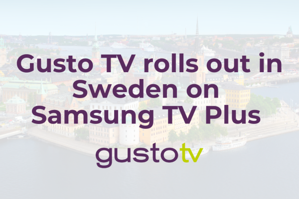 Gusto TV rolls out in Sweden on Samsung TV Plus