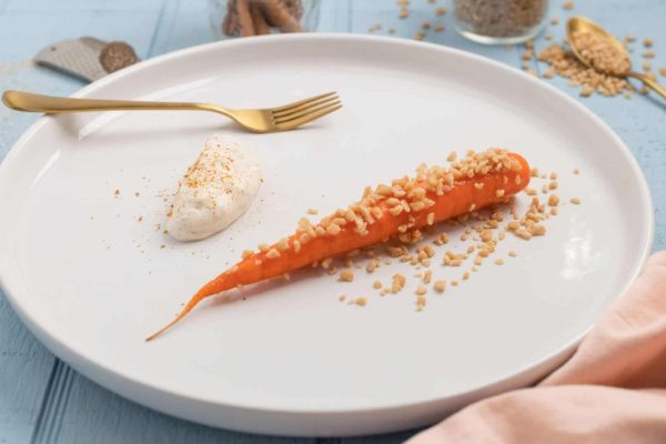 Sous-Vide Maple Carrot with Maple Crystals